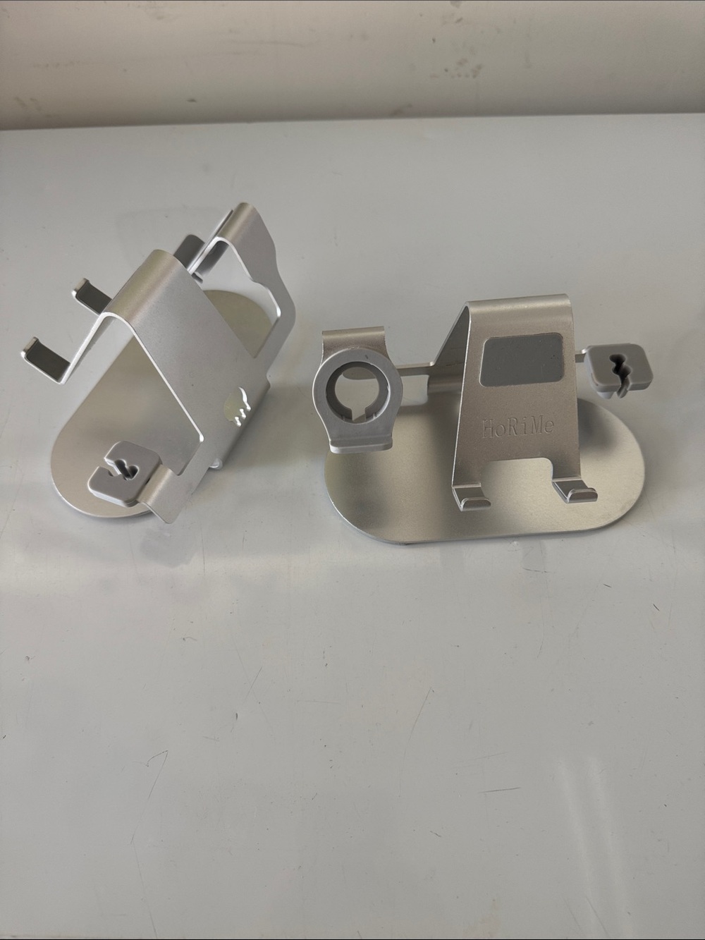 Silver Aluminum Apple iPhone, Watch, desktop, nightstand cradle organizer (2)